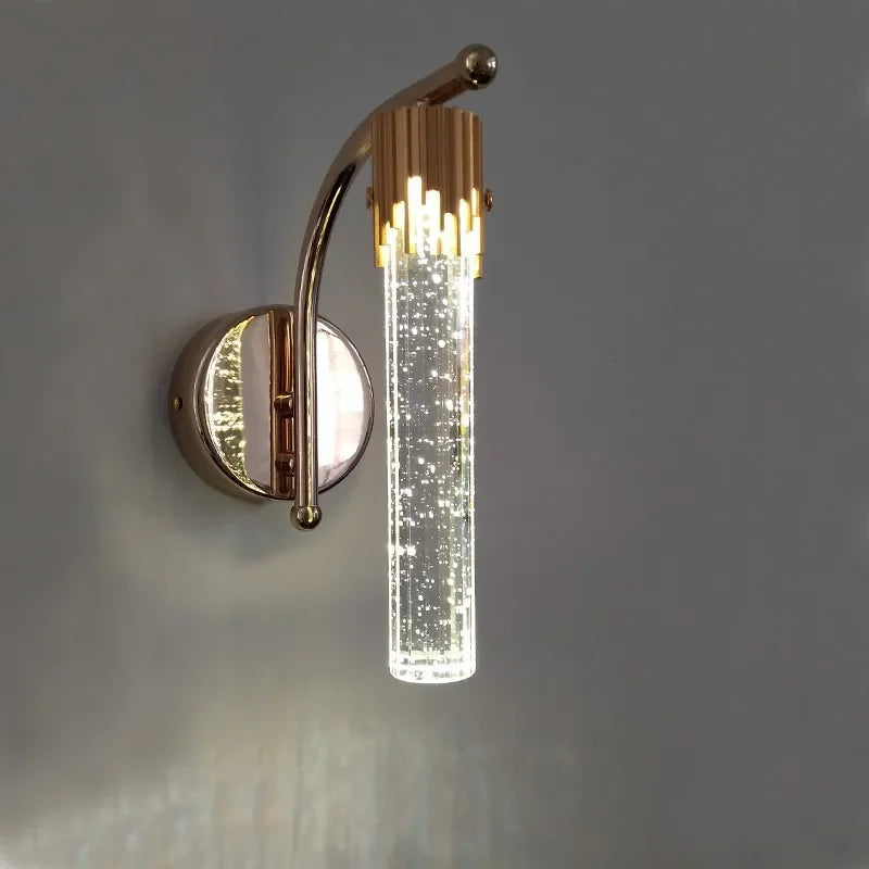 LuxeBreeze | Moderne Krystal Væglampe