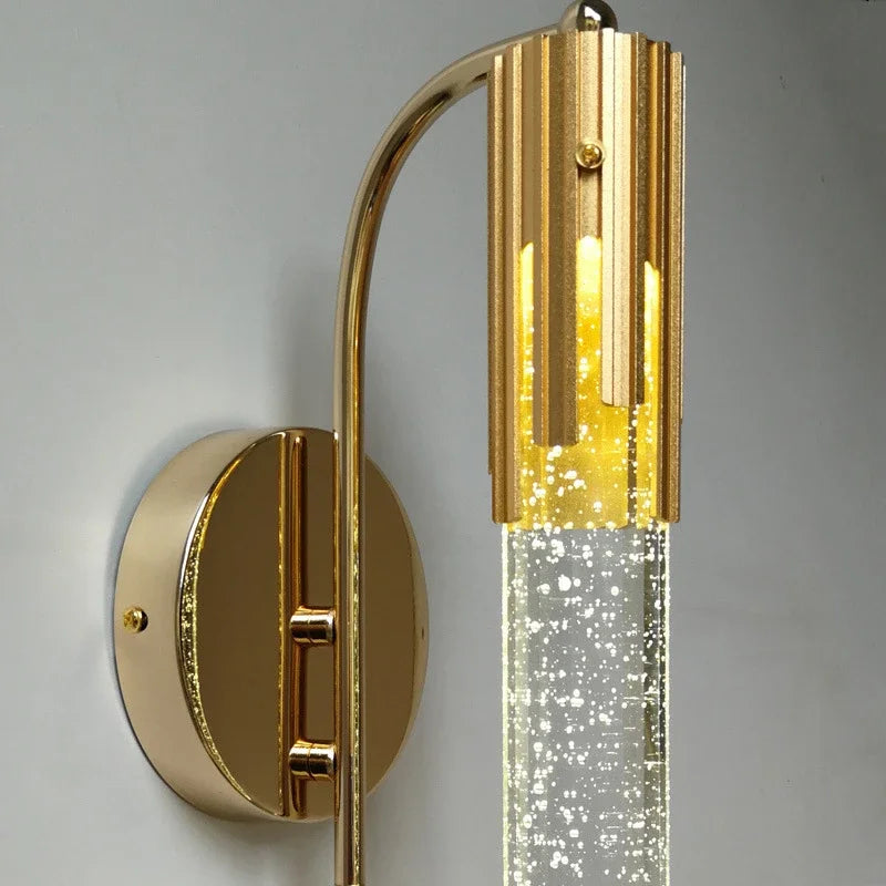 LuxeBreeze | Moderne Krystal Væglampe