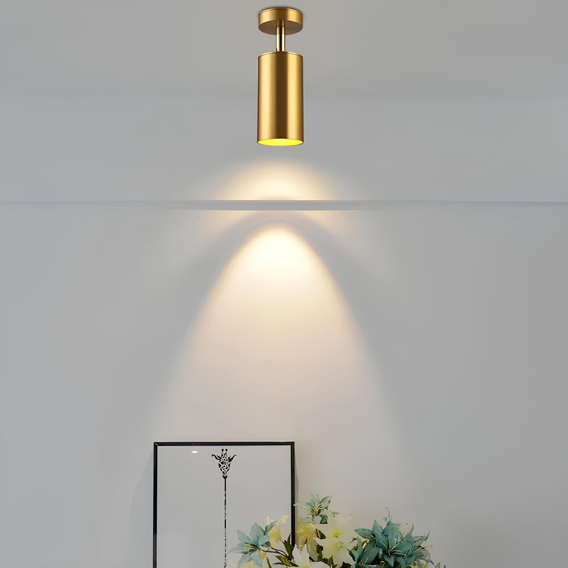 LuxeCylinder | Elegant Hængende Loftlampe