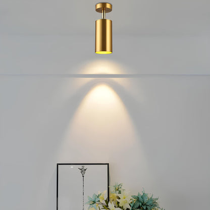 LuxeCylinder | Elegant Hængende Loftlampe