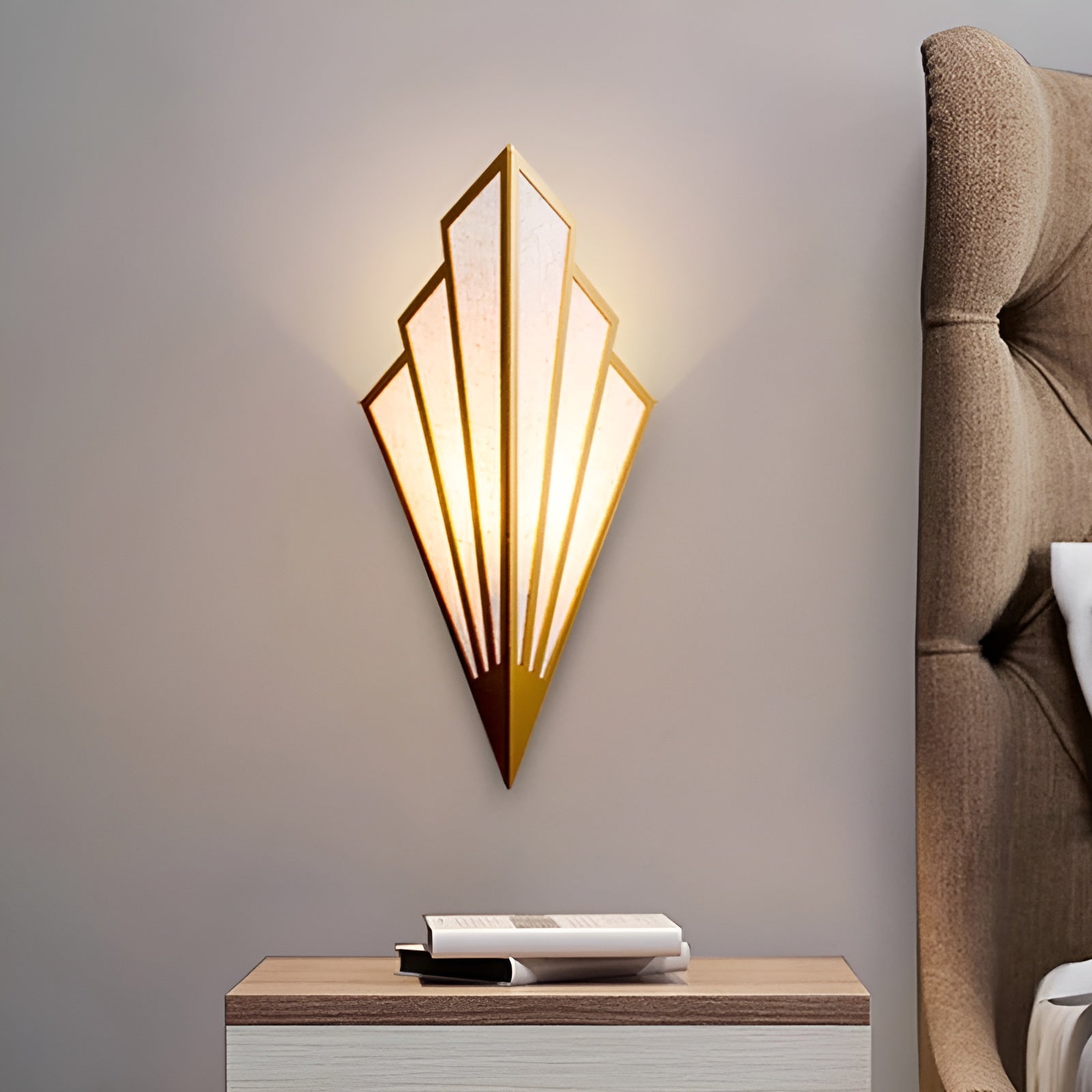 LuxeFlare | Moderne Geometrisk Væglampe