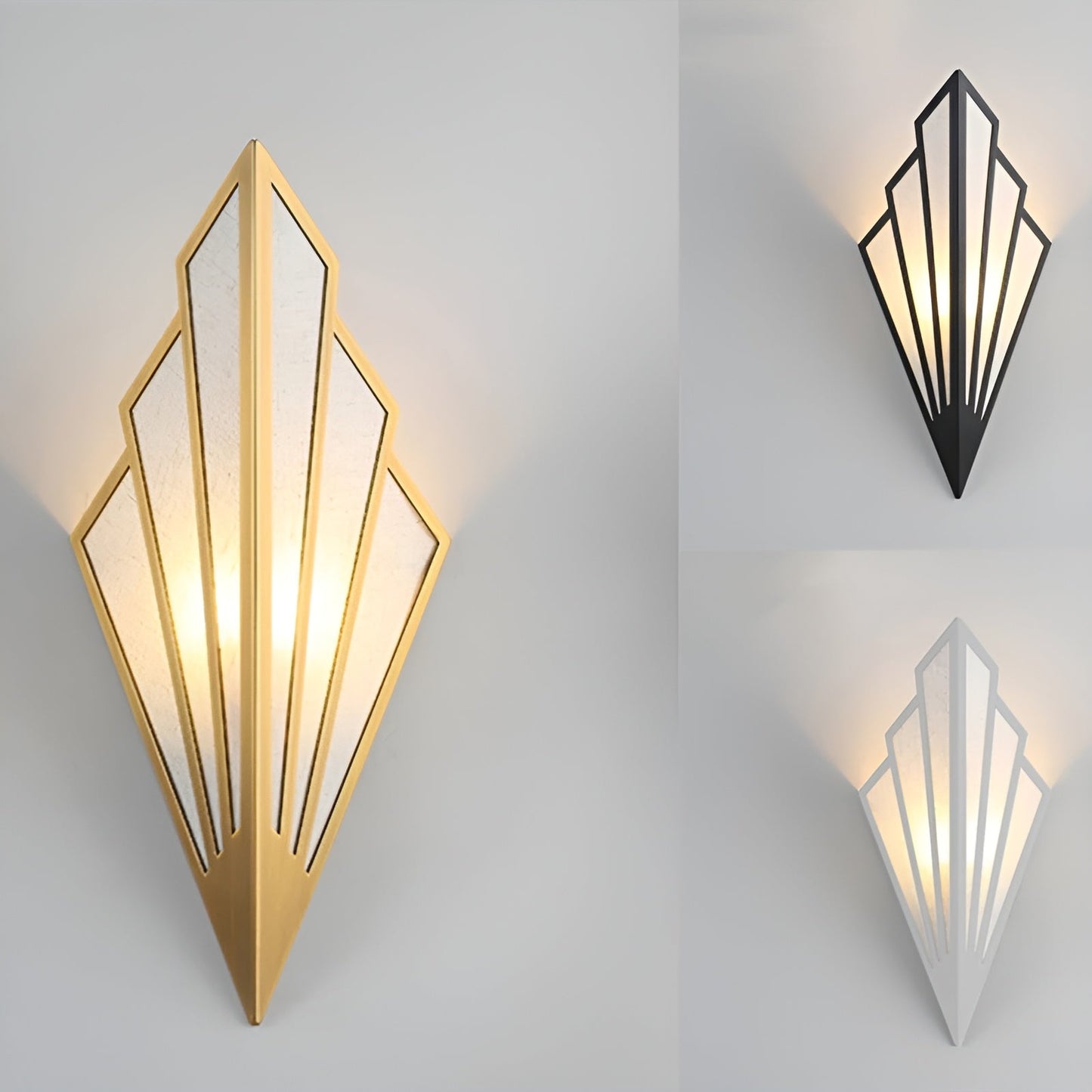 LuxeFlare | Moderne Geometrisk Væglampe