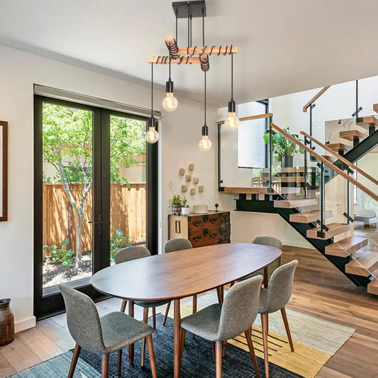 LuxeWood | Elegant Industrielt Lysarmatur
