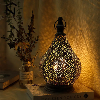 MorrocanGlow | Elegant Marokkansk Bordlampe