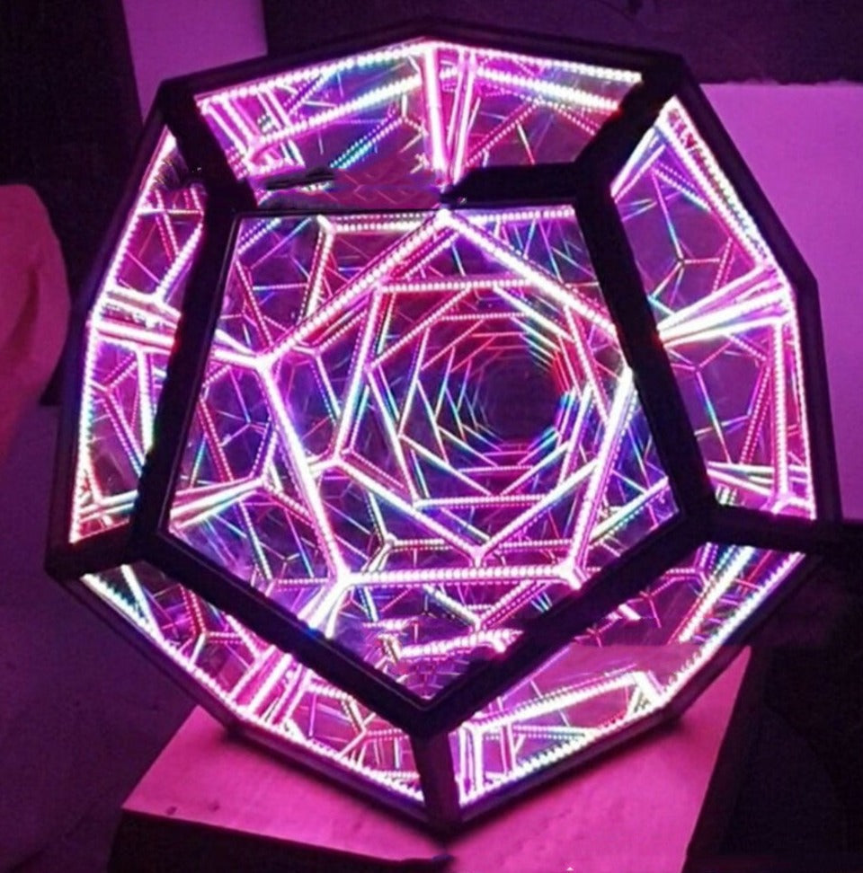 MegaminxGlow | Uendelig Farveskiftende LED-Lampe