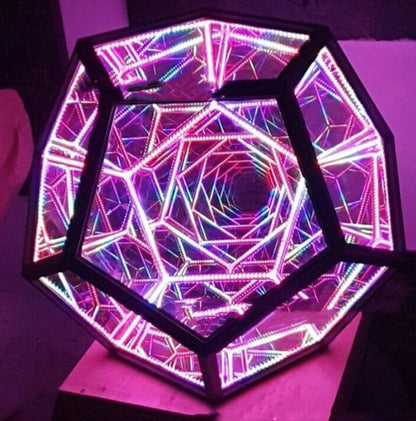 MegaminxGlow | Uendelig Farveskiftende LED-Lampe