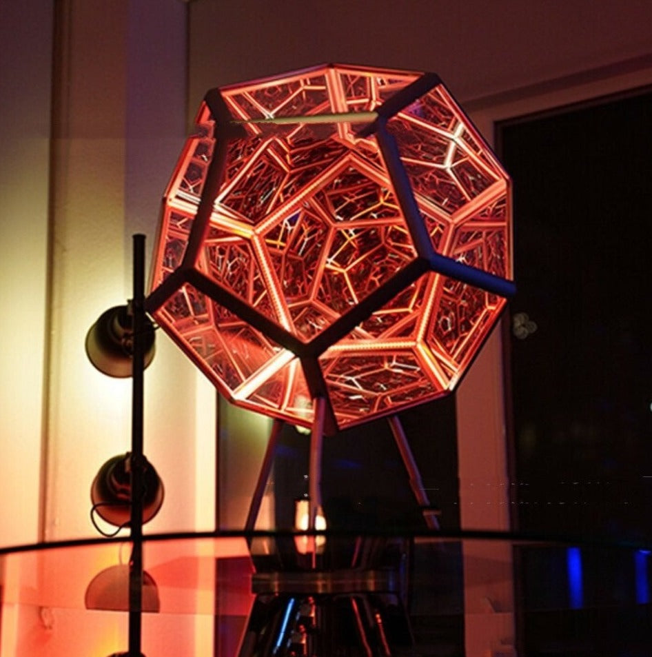 MegaminxGlow | Uendelig Farveskiftende LED-Lampe