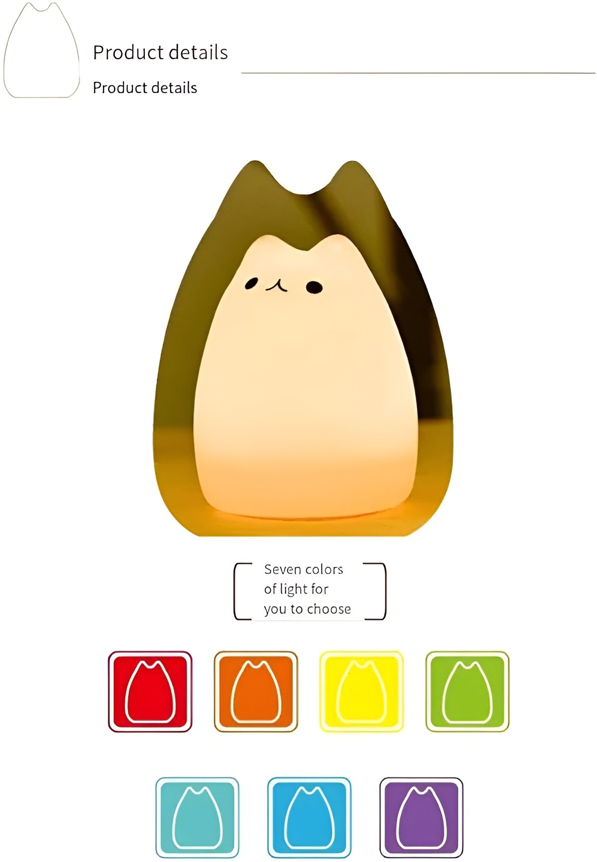 MeowBeam | Sød Kat Natlampe