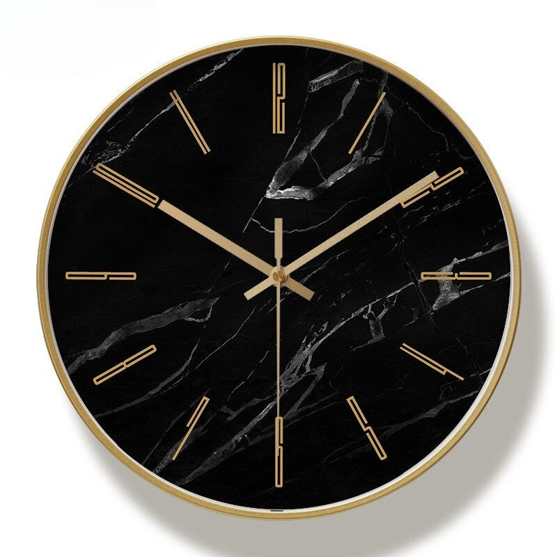 MidnightClock | Moderne Marmur Vægur