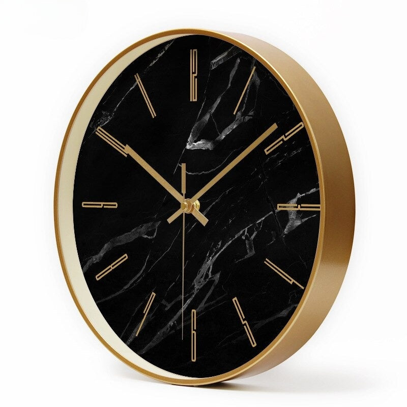 MidnightClock | Moderne Marmur Vægur