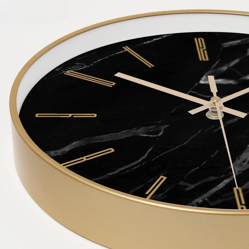 MidnightClock | Moderne Marmur Vægur