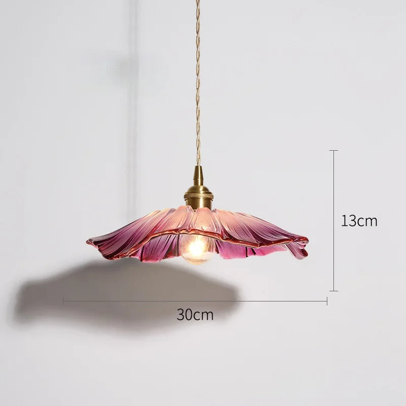 FloraGleam | Vintage Blomster Loftlampe