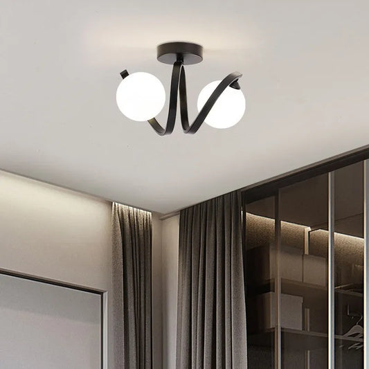 GlowCrest | Moderne Elegance Loftslampe