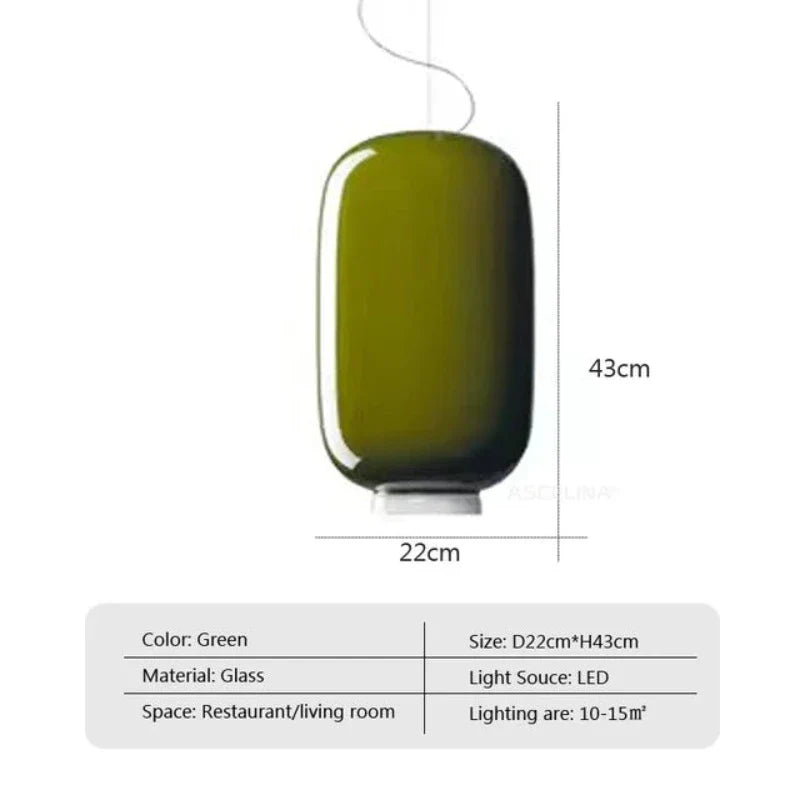 CitrusBeam | Stilfuld Glas Loftlampe
