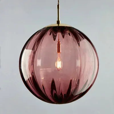 GlassOrb | Lysende Glashængelampe