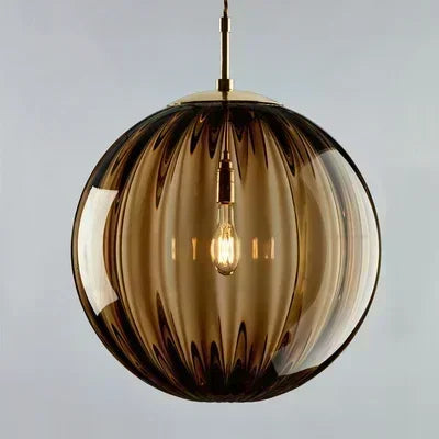 GlassOrb | Lysende Glashængelampe