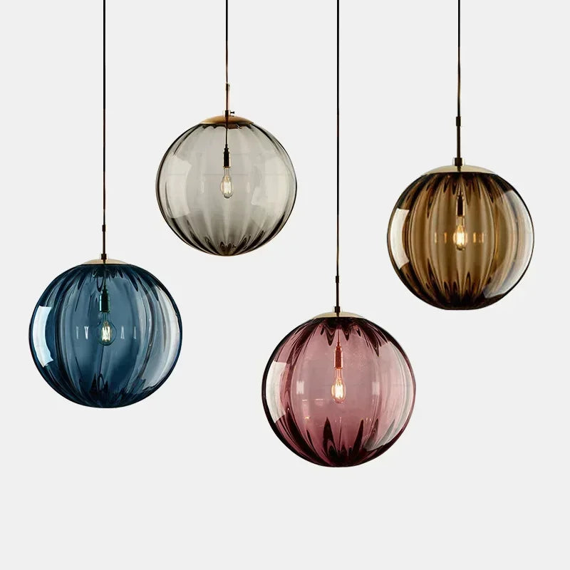GlassOrb | Lysende Glashængelampe