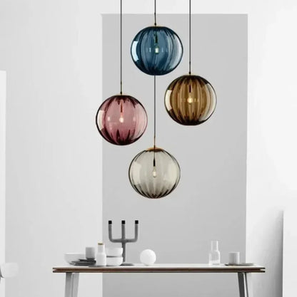 GlassOrb | Lysende Glashængelampe