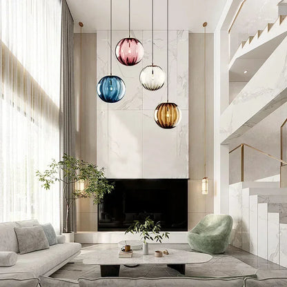 GlassOrb | Lysende Glashængelampe