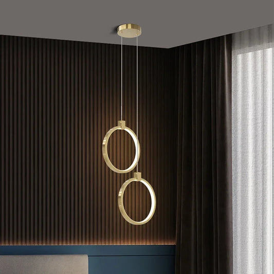 HaloRing | Elegant Dobbelt Ring Hanglampe