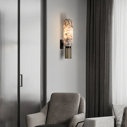 StoneAura | Elegant Marmor Væglampe
