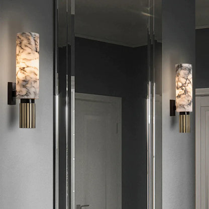 StoneAura | Elegant Marmor Væglampe