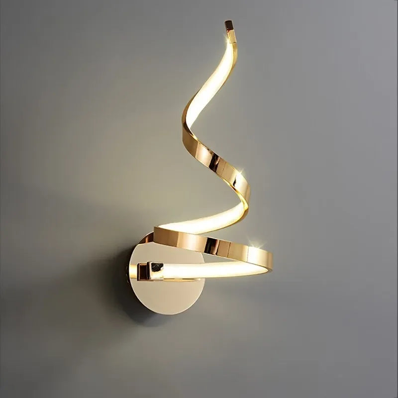 TwistedLume | Elegant spiralformet LED-væglampe