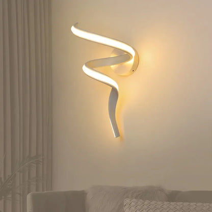 TwistedLume | Elegant spiralformet LED-væglampe