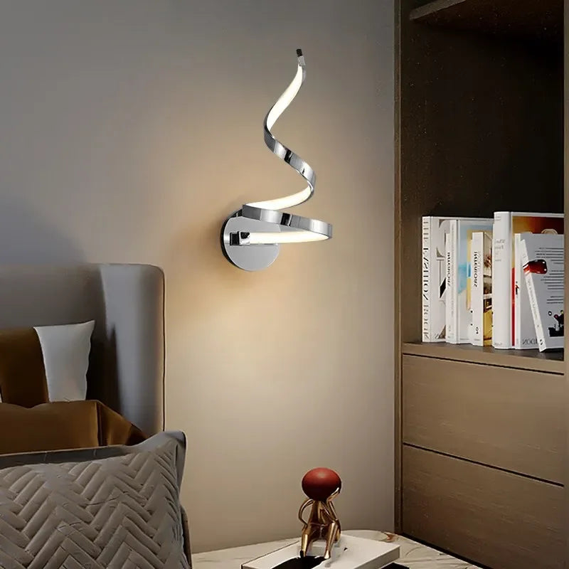 TwistedLume | Elegant spiralformet LED-væglampe