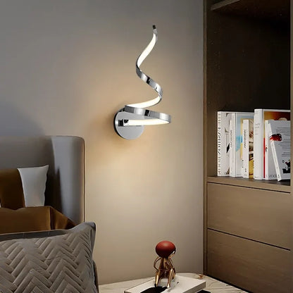 TwistedLume | Elegant spiralformet LED-væglampe