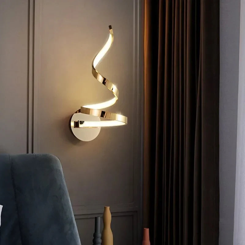 TwistedLume | Elegant spiralformet LED-væglampe