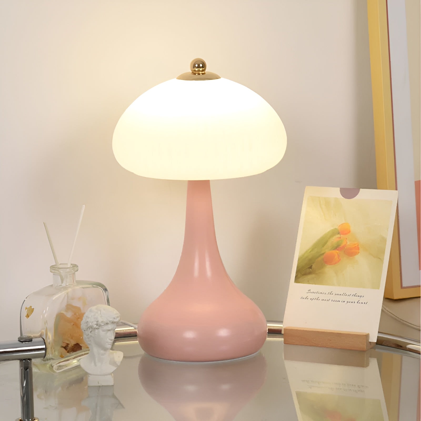 MushAura | Luksuriøs Blød Lys Bordlampe