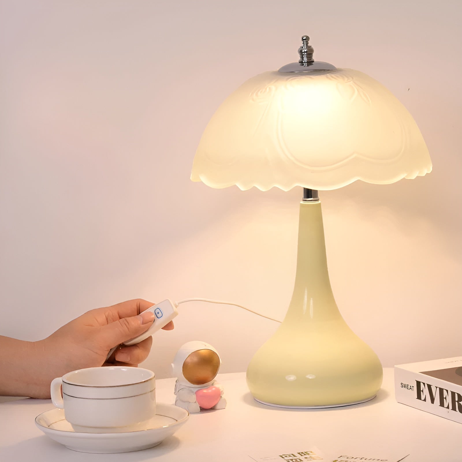 MushAura | Luksuriøs Blød Lys Bordlampe