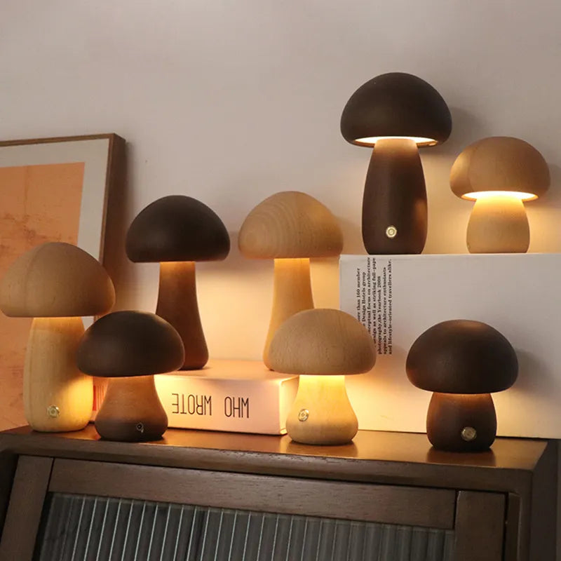 Mushglow | Unik Trådløs Svampelampe