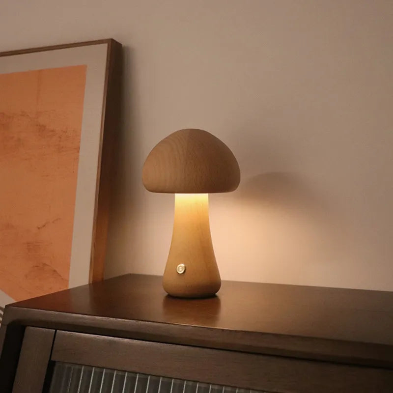 Mushglow | Unik Trådløs Svampelampe