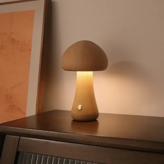 Mushglow | Unik Trådløs Svampelampe