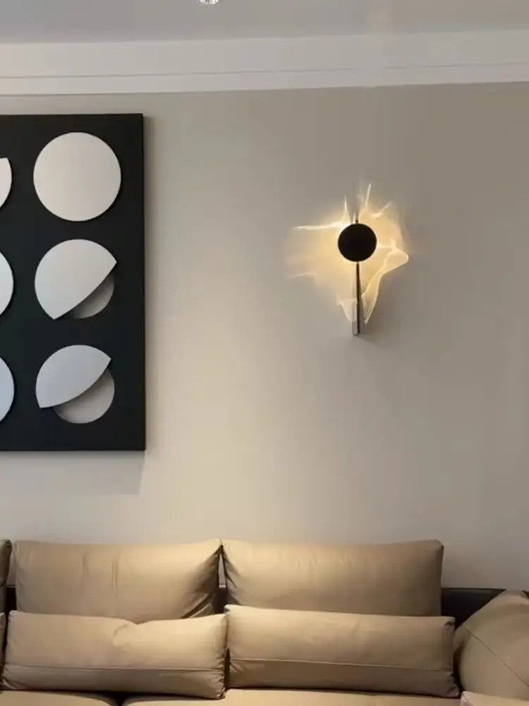 MysticGlow | Væglampe med kunstnerisk design og justerbart LED-lys