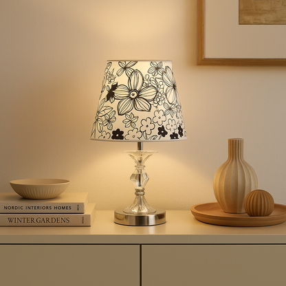 NatureFlare | Blomstermotiv Bordlampe
