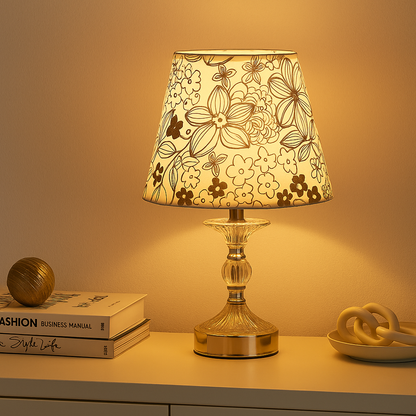 NatureFlare | Blomstermotiv Bordlampe