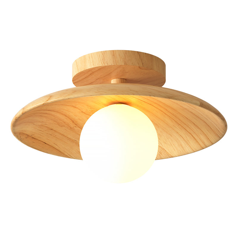 NatureGlow | Elegant Træloftlampe