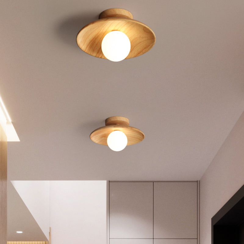 NatureGlow | Elegant Træloftlampe