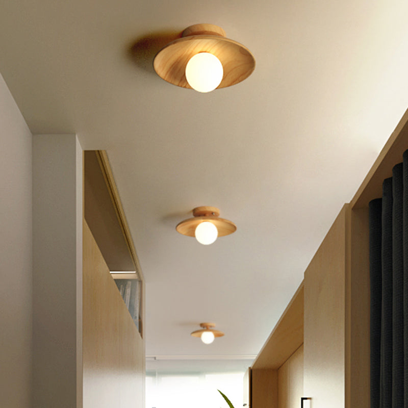 NatureGlow | Elegant Træloftlampe