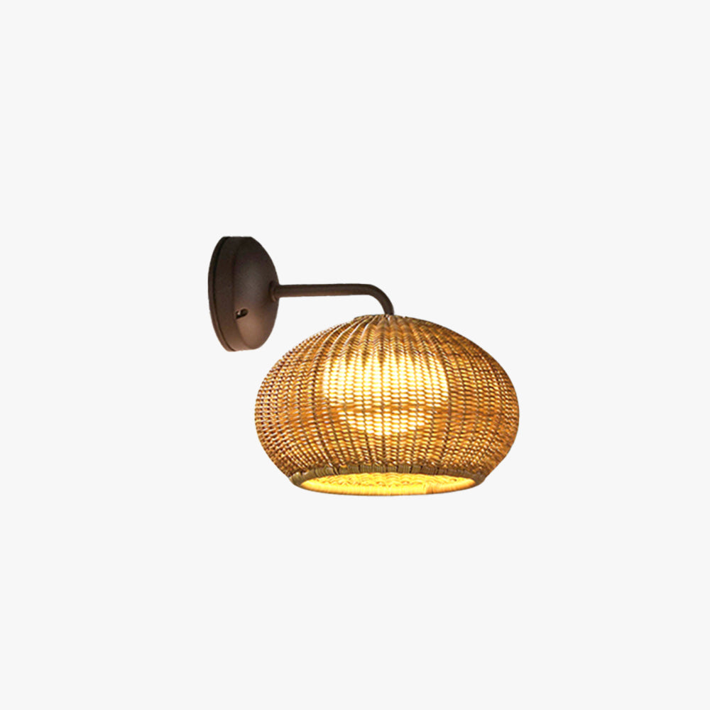 NatureNest | Rattan Væglampe