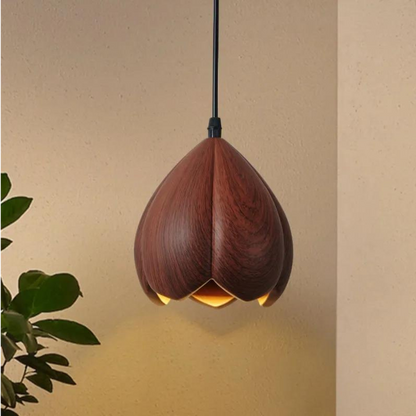 NatureNook | Rustik Træloftlampe til Indbydende Charme