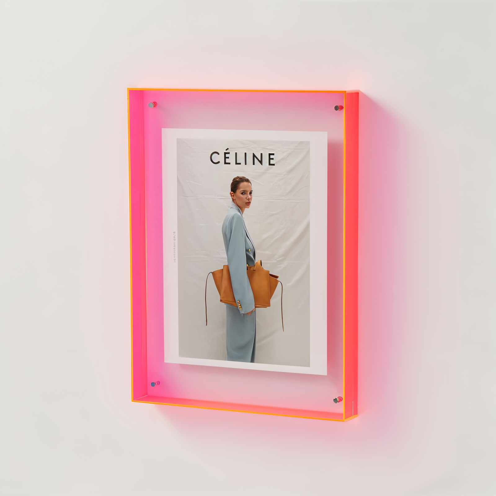 NeonBox billedramme | Neon akryl ramme til fotos og minder