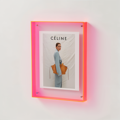 NeonBox billedramme | Neon akryl ramme til fotos og minder