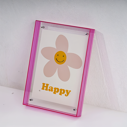 NeonBox billedramme | Neon akryl ramme til fotos og minder