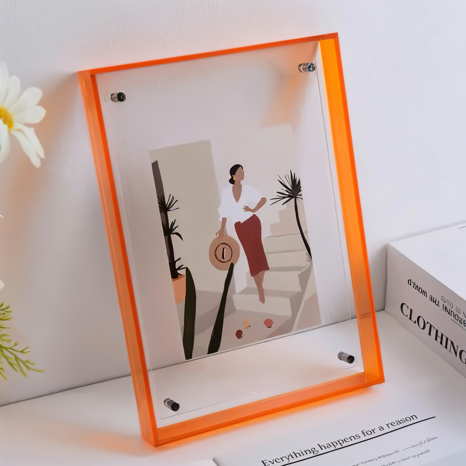 NeonBox billedramme | Neon akryl ramme til fotos og minder