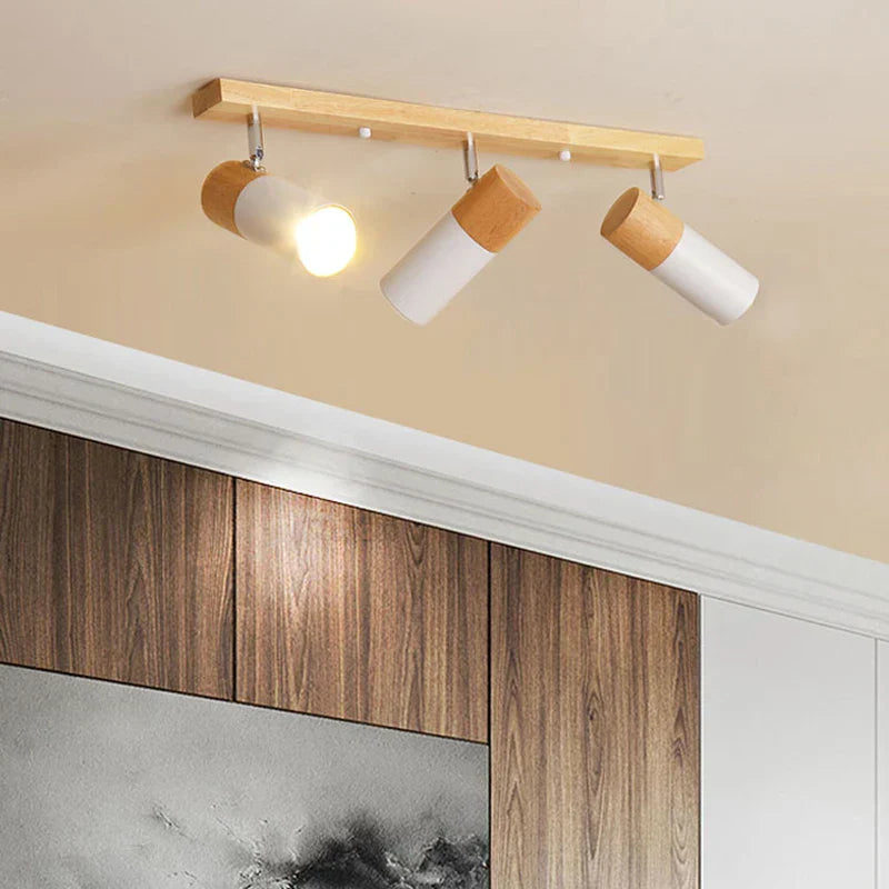 NordicWood | Moderne Træ Loftlampe