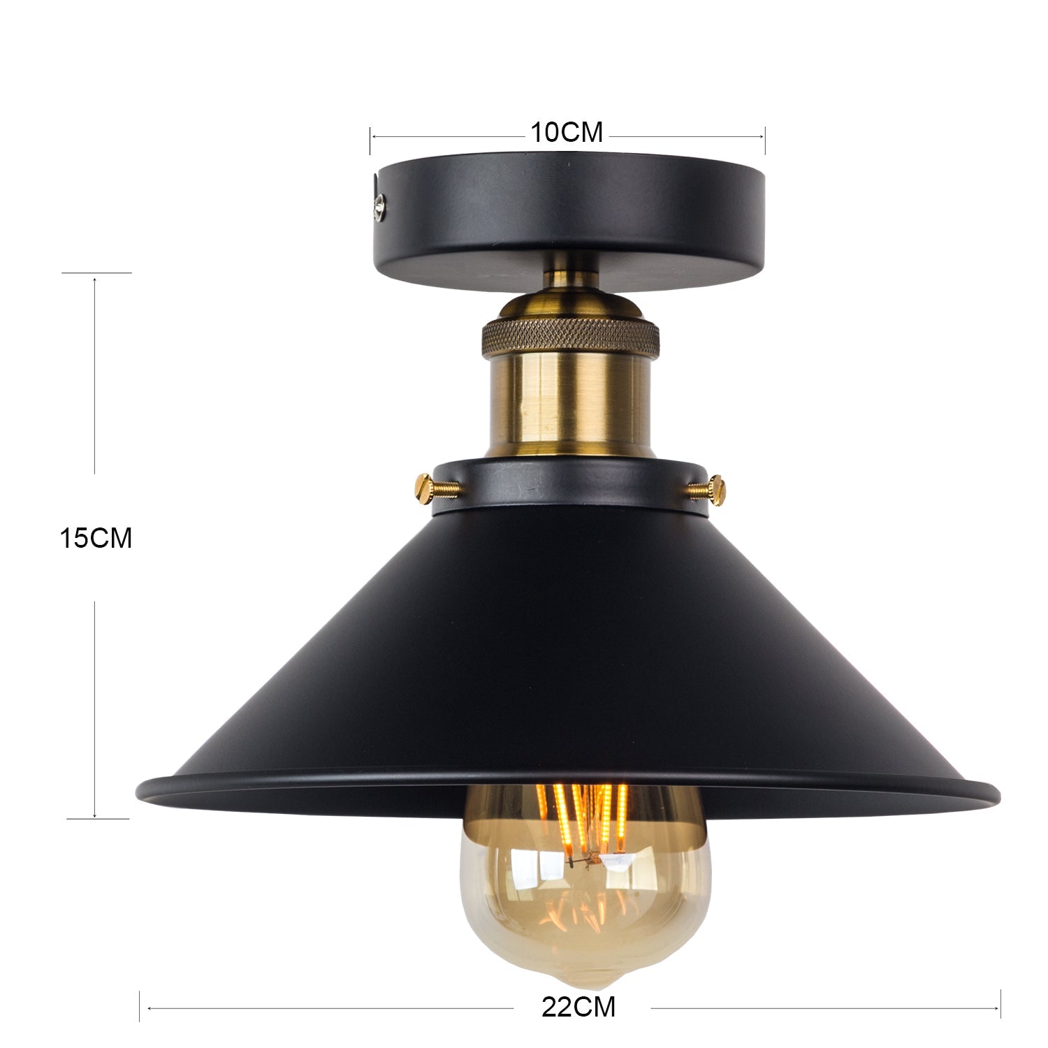 NordicFlare | Moderne Kegle Loftlampe